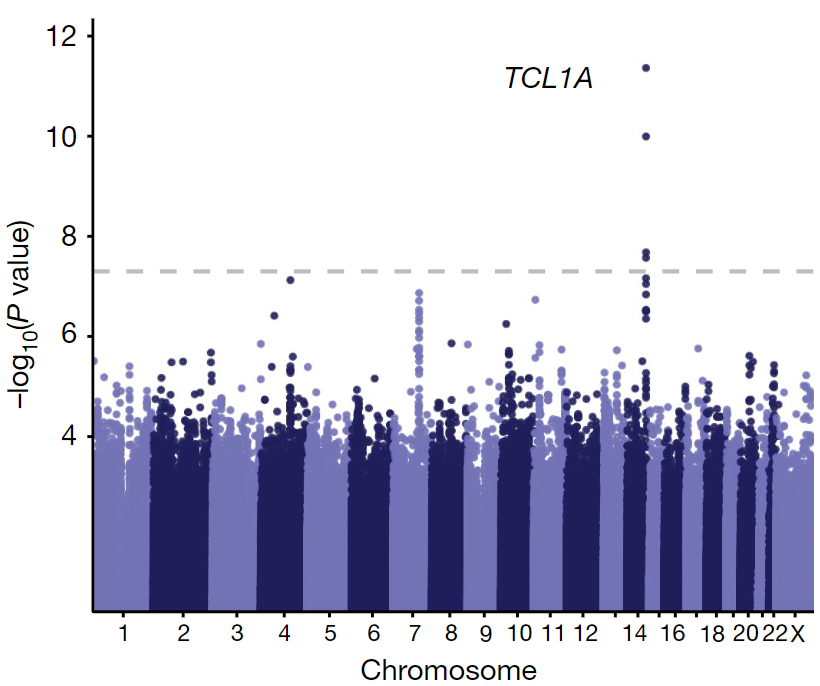 TCL1A GWAS